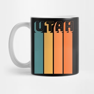 Utah Est. 1896 Souvenir Color Streak Mug